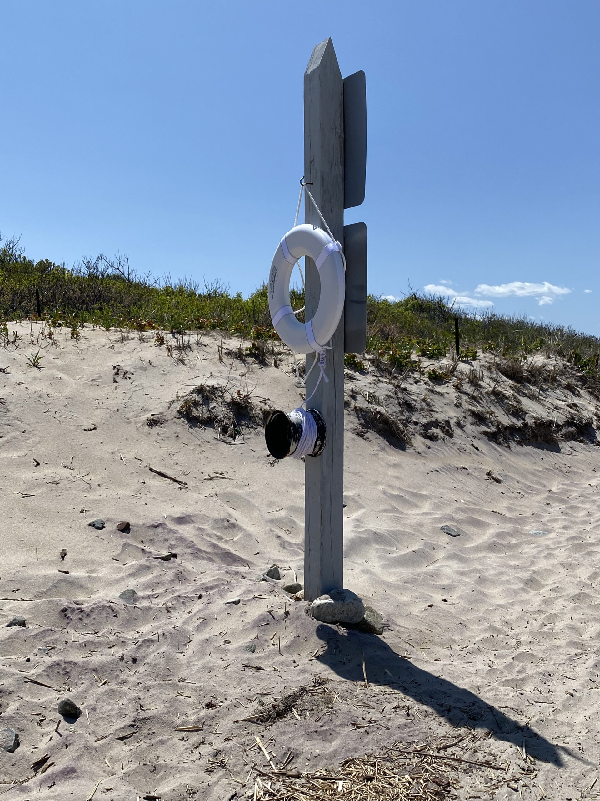 Lifebuoy Ring At Sandy Point